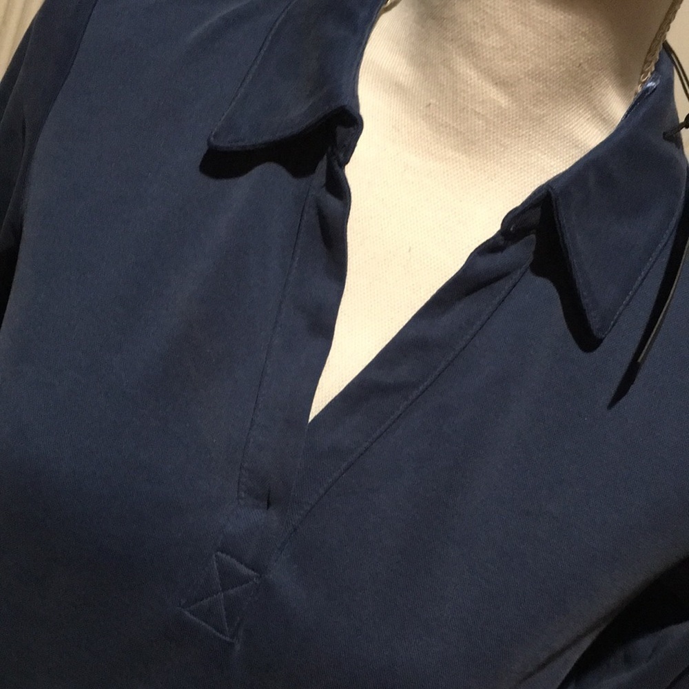 Tahari Blue Short sleeves  dress NWT - Picture 2 of 8